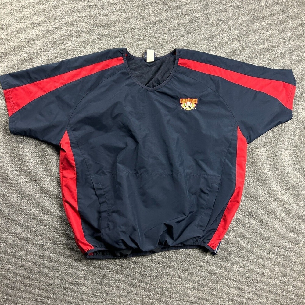 Cooperstown Jersey Mens Large Blue Dreams Park Windbreaker Vented‎ Mesh Baseball